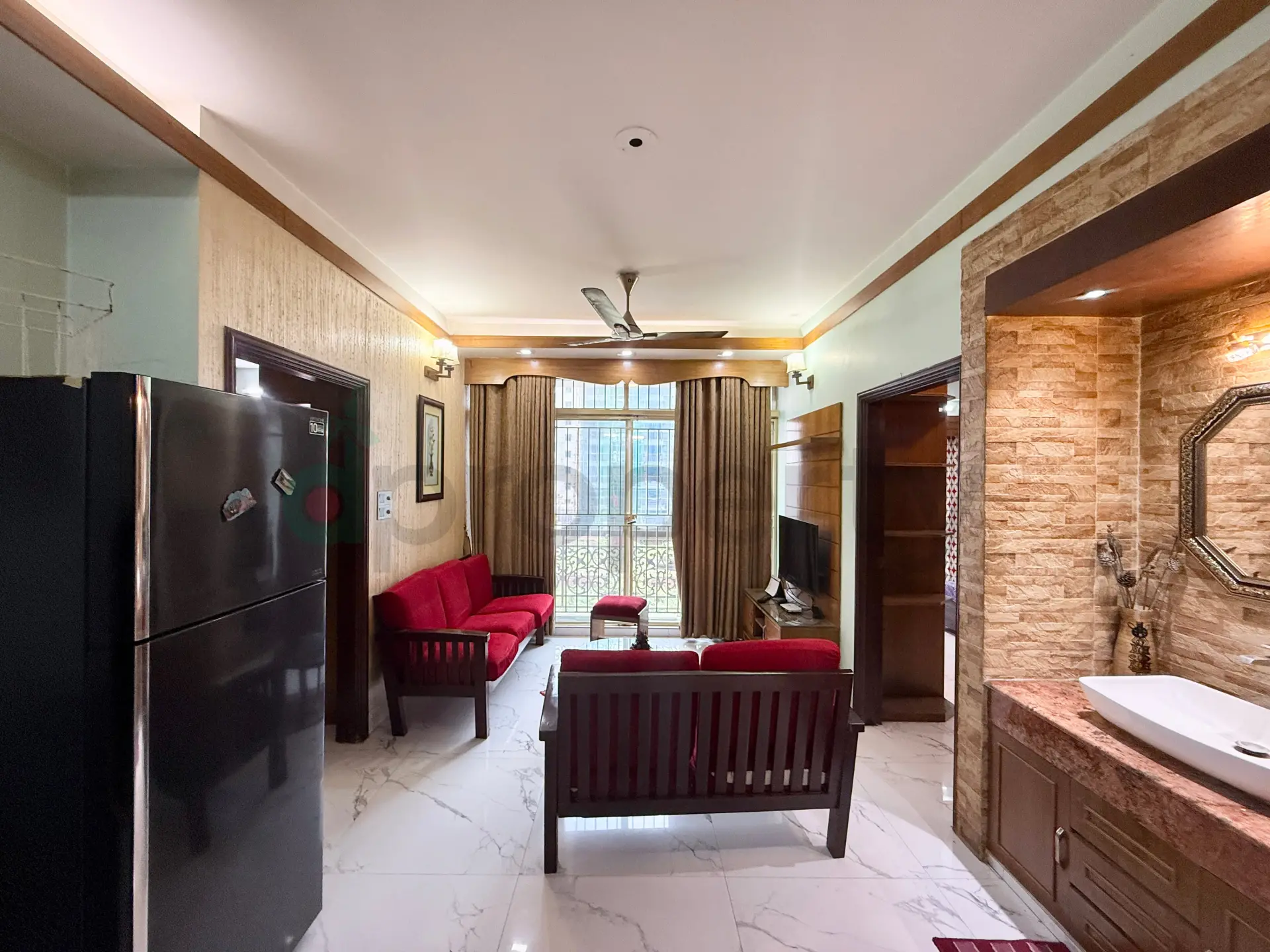 2700 SFT Luxurious Fully Furnished South  Flat Rent 3rd floor at Bashundhara R/A