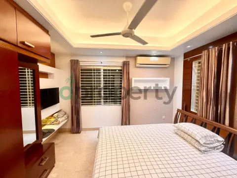 2300 SFT Luxurious Full Furnished BTI Developer Flat rent at 6th Floor only for Foreigner