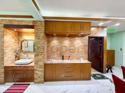 2700 SFT Luxurious Fully Furnished South  Flat Rent 3rd floor at Bashundhara R/A